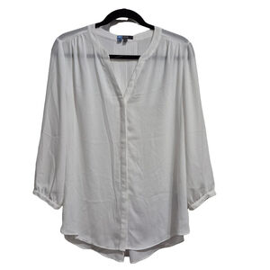NYDJ Women's‎ Blouse Shirt, Size M, White